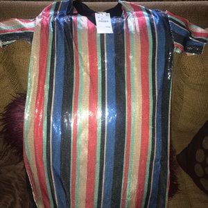 Zara sequin mini dress